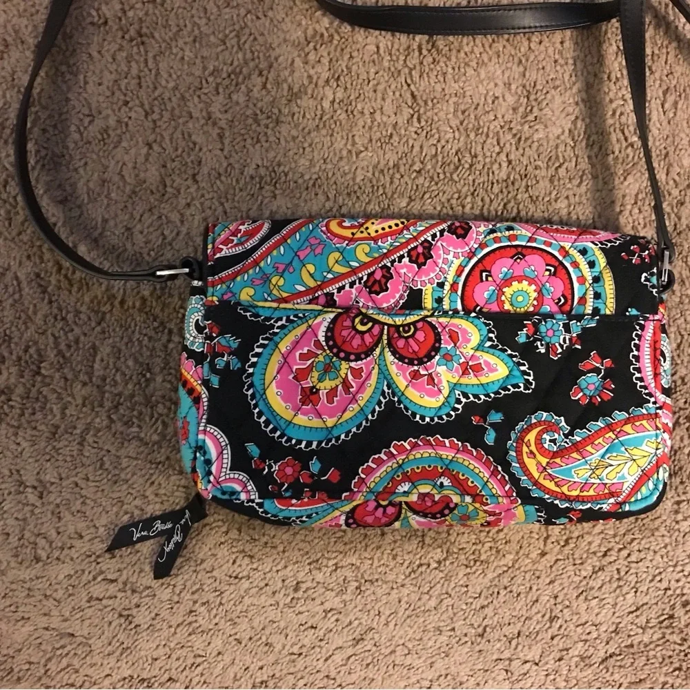 NWOT Vera Bradley Multicolor Paisley Crossbody bag turn lock